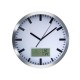 Horloge murale 25 cm avec thermomètre, hygromètre, météo