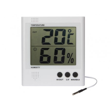 Thermomètre / Hygromètre grand afficheur LCD