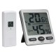 Thermomètre / Hygromètre sans fil grand afficheur LCD