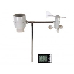 Station météo sans fil thermo/hygromètre, anémomètre, pluviomètre