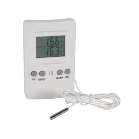 Thermomètre numérique intérieur/extérieur - Elcom Electronique Pau