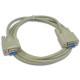 Cordon null modem SUBD9 femelle / femelle 2m