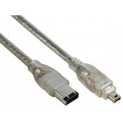 Cordon Firewire IEEE 1394 4 broches Mini-DV, 6 broches