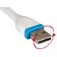 Cordon Usb A mâle vers Lightning 12cm flexible