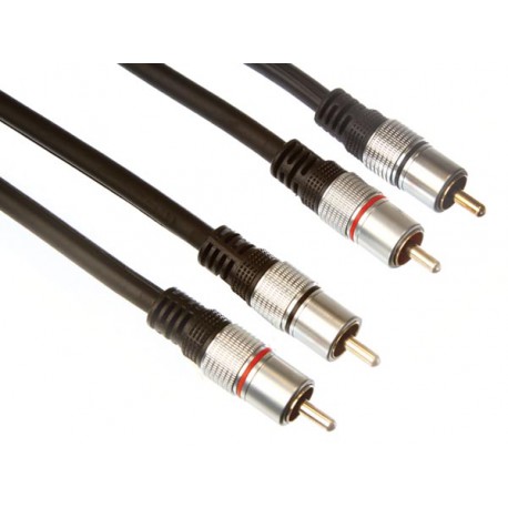 Cordon audio RCA mâle 0.75m