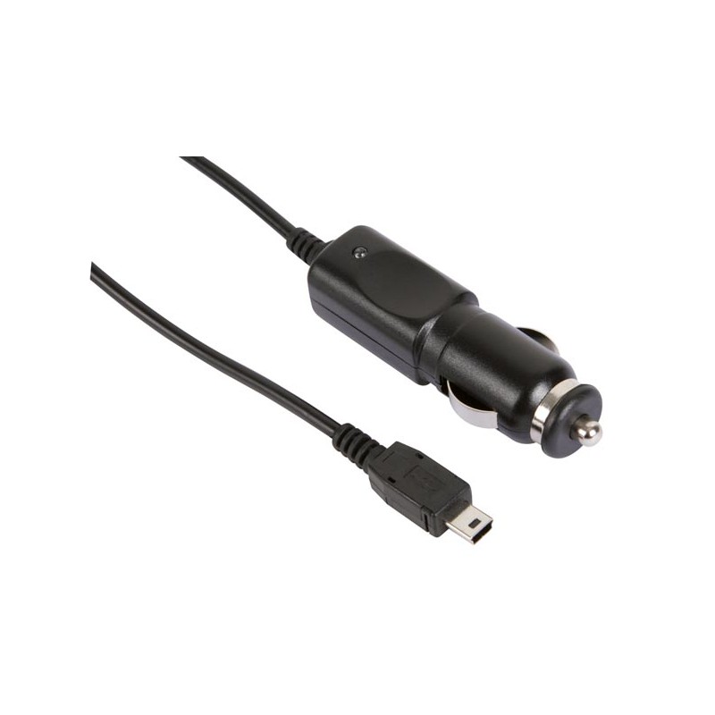 Chargeur Allume-cigare Pour GPS Avec Prise 4.0x1.7mm - 5V/1000mA, Câble 1.4m, Pour Voiture 12V/24V