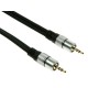 Cordon audio jack stéréo 3.5mm mâle