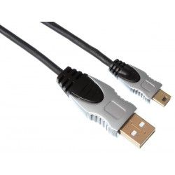 Cordon Usb 2.0 A mâle, mini usb B