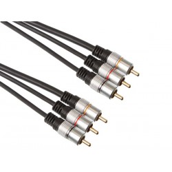 Cordon audio vidéo RCA mâle