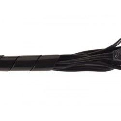 Gaine câche-fils spiralée 15mm 10m noir
