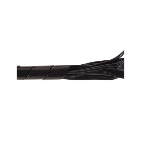 Gaine câche-fils spiralée 15mm 10m noir