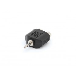 Adaptateur double RCA femelle vers jack 3.5 mm mâle stéréo