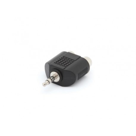 Adaptateur double RCA femelle vers jack 3.5 mm mâle stéréo