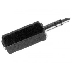 Adaptateur jack 3.5mm femelle mono, jack 3.5 mm stéréo mâle