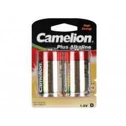 Pile LR20 1.5V Alcaline Camelion par 2