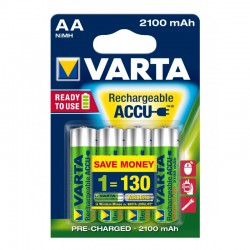 Pile AA 1.2V rechargeable 2100mA batterie NiMH Varta