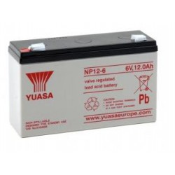 Batterie plomb 6V 12Ah Yuasa 151 X 50 X 97.5