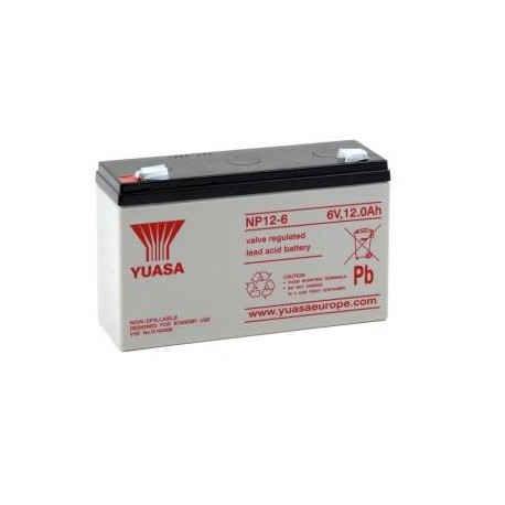 Batterie plomb 6V 12Ah Yuasa 151 X 50 X 97.5