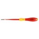 Tournevis isolé VDE/GS plat 3.5 x 100mm Wiha