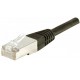 Cordon RJ45 0.5m Cat6 blindé F/UTP noir