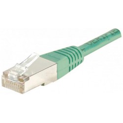 Cordon RJ45 1m Cat6 blindé F/UTP vert