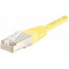 Cordon RJ45 0.5m Cat6 blindé F/UTP jaune