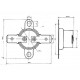 Interrupteur thermique NF 60 à 160°C