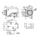 Embase jack 3.5mm mono avec coupure à souder