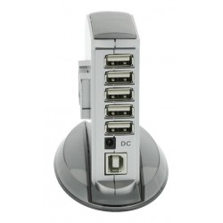 Hub USB 2.0 7 ports avec alimentation