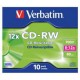 Pack de 10 CD-RW 700 Mo Verbatim