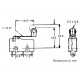 Microrupteur 5A à roulette