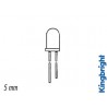 Led 5mm standard diffusant