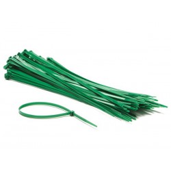 Serre-câbles 4.8x300mm en nylon vert