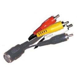 Adaptateur Din 5 broches femelle/4 RCA mâle