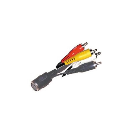 Adaptateur Din 5 broches femelle/4 RCA mâle