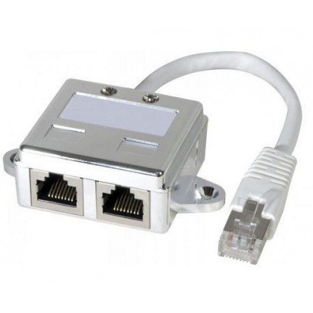 Séparateur 2 x RJ45 vers 1 ethernet et 1 téléphonie