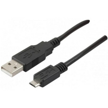 Cordon Usb 2.0 A mâle, micro usb A 0.5m