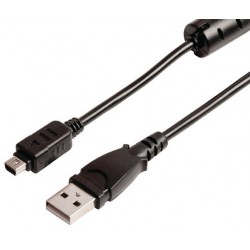 Cordon USB A mâle / Nikon mâle 8 broches 2m