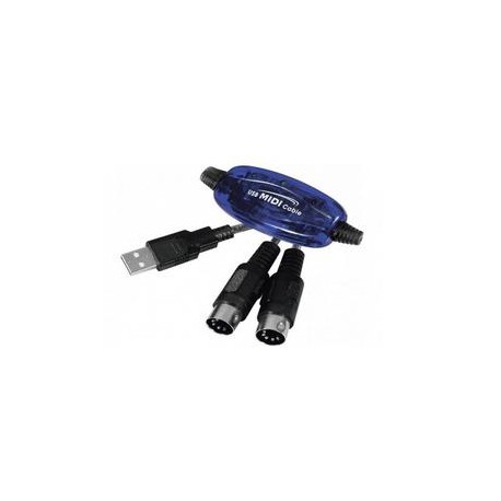 Interface USB vers MIDI Convertisseur de piano électrique Câble adaptateur,  longueur