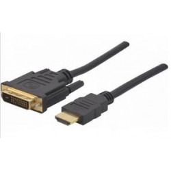 Cordon HDMI / DVI mâle 1.5m