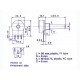 Potentiomètre mono linéaire