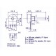 Potentiomètre mono linéaire