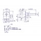 Potentiomètre mono linéaire avec interrupteur 