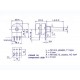 Potentiomètre stéréo linéaire