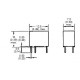 Relais 12Vcc SPDT 12.5 x 7.5 x 10mm