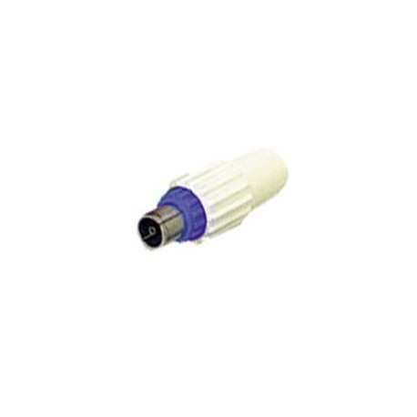 Fiche coax télévision mâle 9.52mm