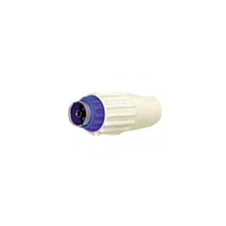 Fiche coax télévision femelle 9.52mm