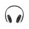 Casque stéréo avec micro Bluetooth, blanc