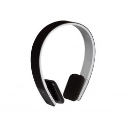 Casque stéréo compact avec micro Bluetooth, noir