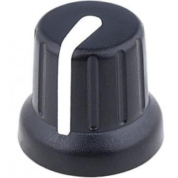 Bouton Ø15.8mm, pour axe de 6.35mm